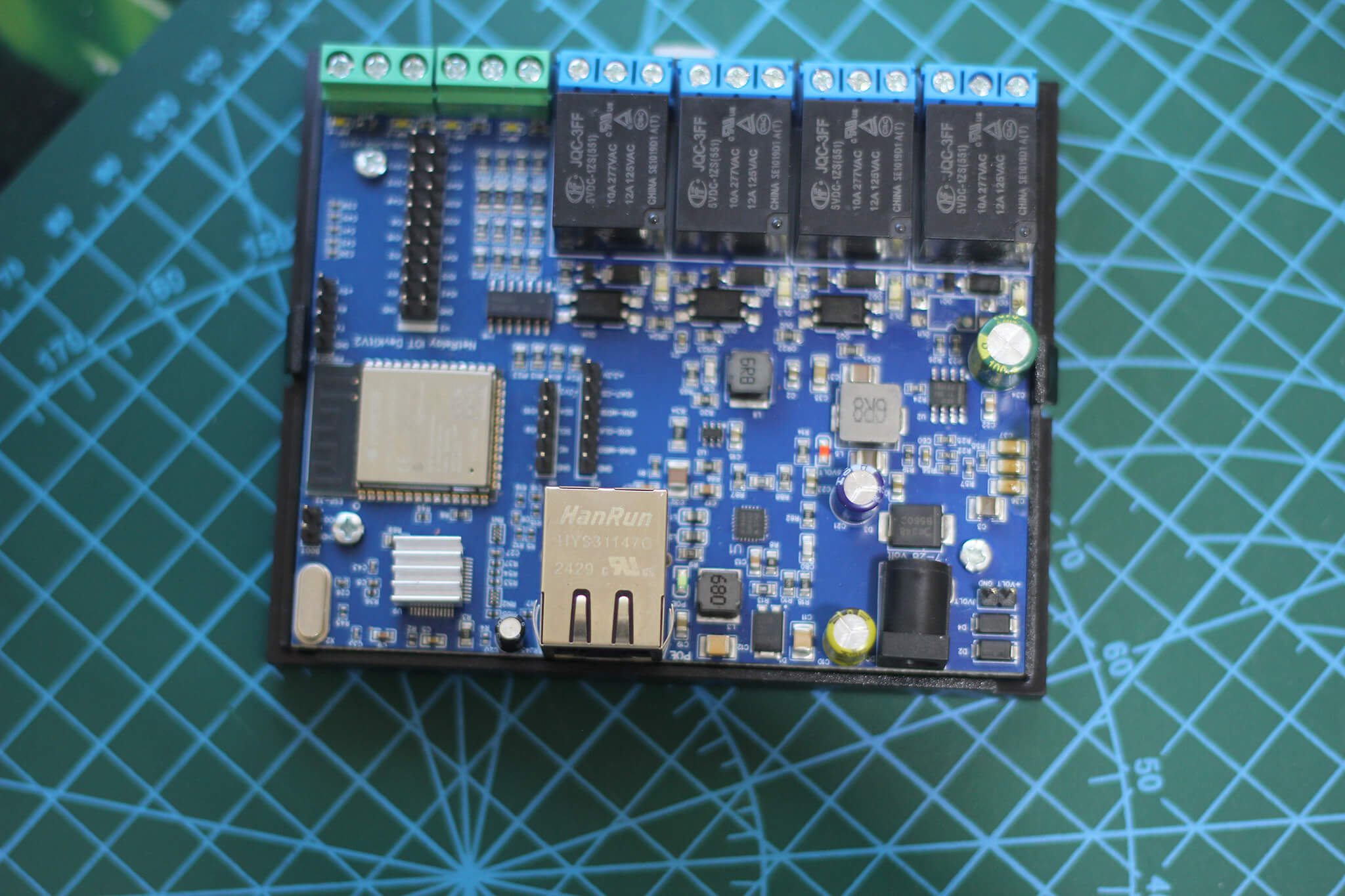 wifiAnten NetRelay IoT Development Board 4 Röle (PoE-Ethernet-WiFi Lan Relay) Geliştirme Kartı (Adaptörsüz) - görsel 3