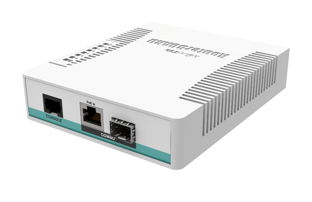 Mikrotik MikroTik CRS106-1C-5S — 5× SFP + 1× Combo, kompakt fiber switch - görsel 2