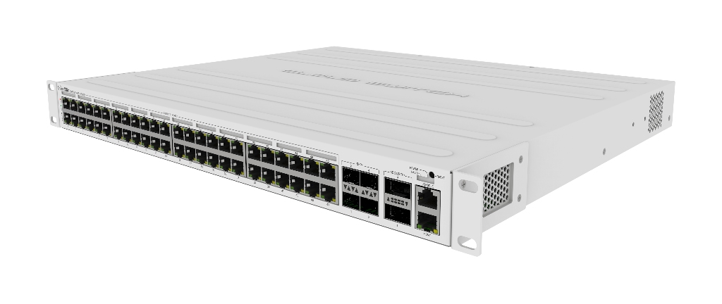 Mikrotik MikroTik CRS354-48P-4S+2Q+RM - 48 Port PoE-PoE+ 4 Port 10G SFP+ 2 Port 40G SFP Yönetilebilir Switch - görsel 2