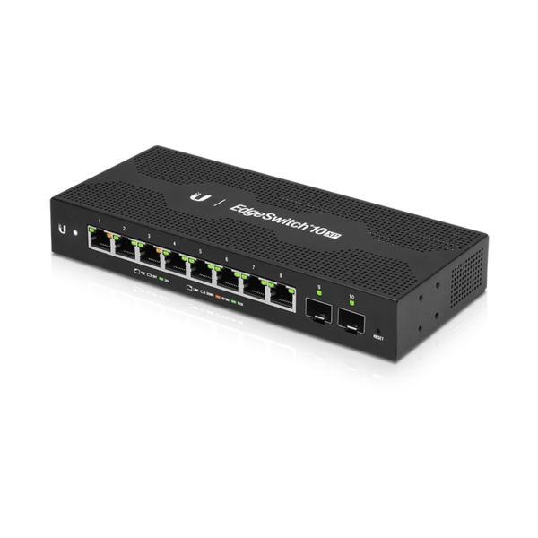UBNT EdgeSwitch 10XP UBNT-ES-10XP - UBNT Edge Switch 10XP 8 Port Gigabit POE yönetilebilir Switch - görsel 4