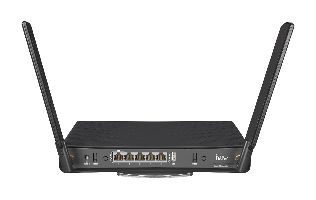 Mikrotik hAP ax³ MikroTik hAP ax³ - C53UiG+5HPaxD2HPaxD 5 Port Gigabit WiFi Router  - görsel 2
