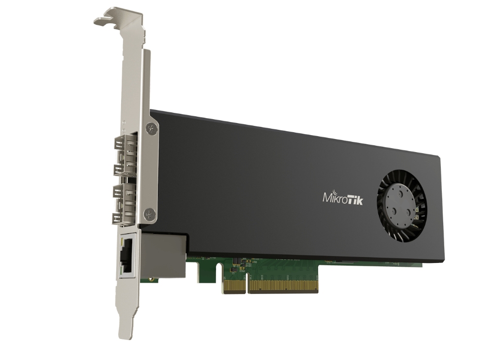 Mikrotik MikroTik CCR2004-1G-2XS-PCIe - Sunucu içine yerleşen 25G RouterOS PCIe Firewall Router