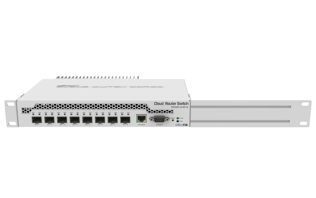 Mikrotik MikroTik CRS309-1G-8S+IN 8× SFP+ 10G kompakt fiber switch • 162 Gbps