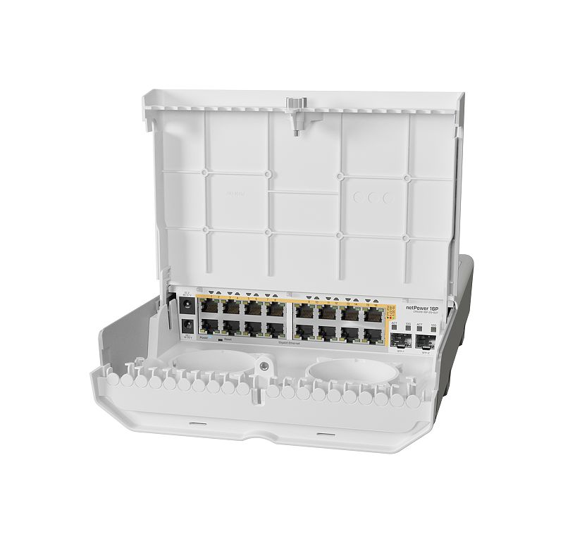 Mikrotik NetPower 16P MikroTik netPower 16P - CRS318-16P-2S+OUT Dış Mekan PoE+ Switch - görsel 2
