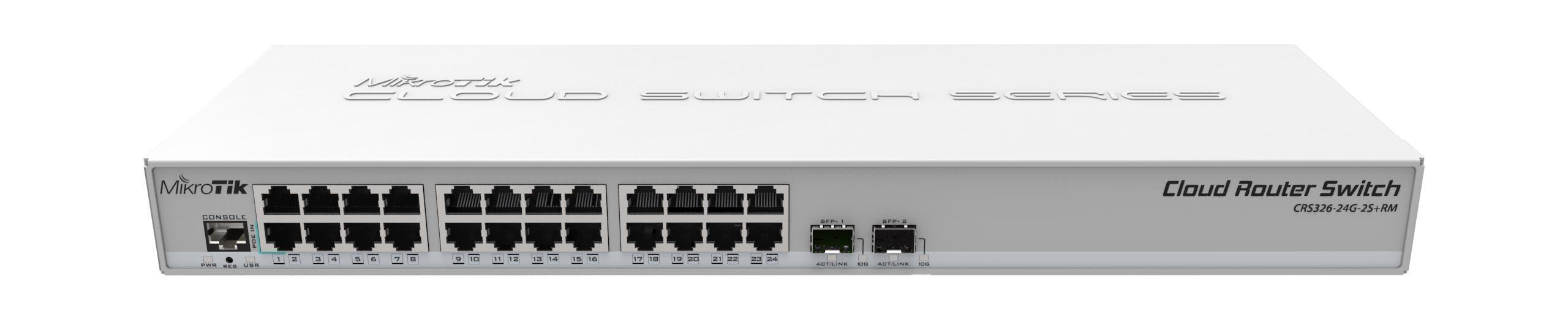 Mikrotik MikroTik CRS326-24G-2S+RM Switch Router - görsel 2