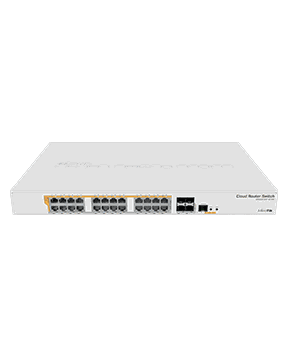 Mikrotik MikroTik CRS328-24P-4S+RM 24Port Akıllı Yönetilebilir Switch