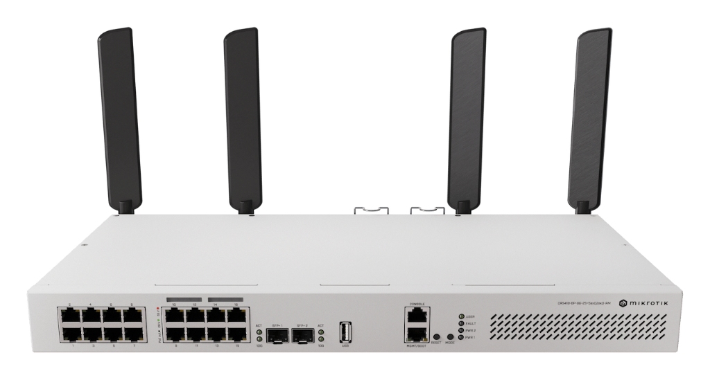 Mikrotik MikroTik CRS418-8P-8G-2S+5axQ2axQ-RM Wi-Fi 6 - 16× GbE, 8× PoE-out, 2× 10G SFP+ - görsel 2