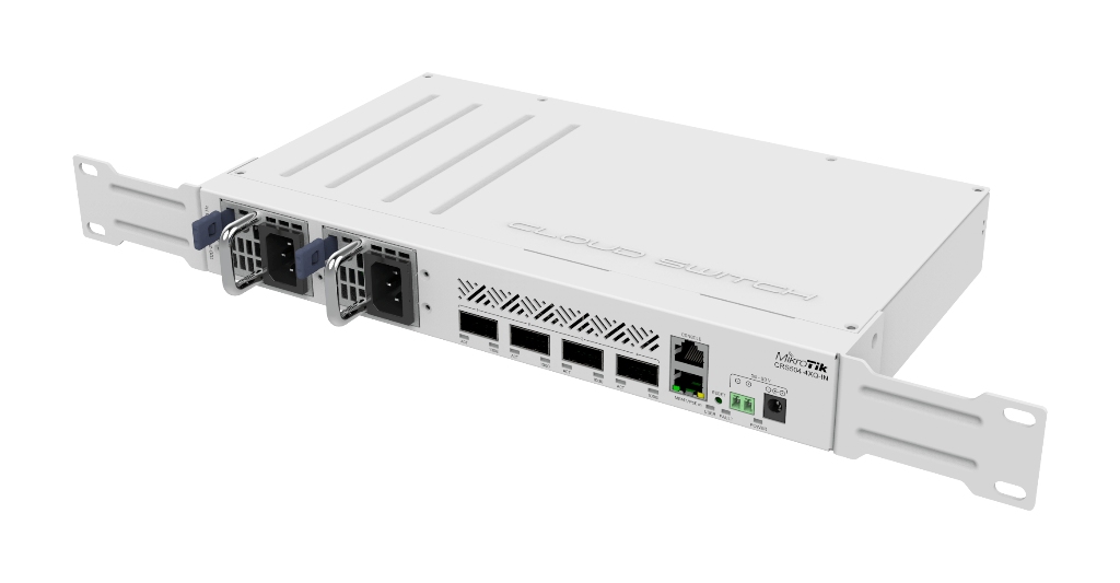 Mikrotik MikroTik CRS504-4XQ-IN 4× 100G QSFP28, 16× 25G breakout, 800 Gbps İç Mekan Omurga Switch - görsel 2