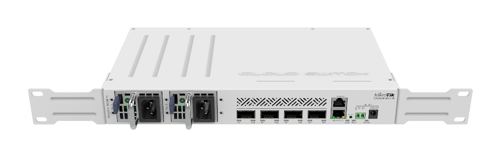 Mikrotik MikroTik CRS504-4XQ-IN 4× 100G QSFP28, 16× 25G breakout, 800 Gbps İç Mekan Omurga Switch - görsel 3