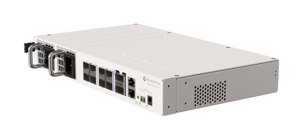 Mikrotik MikroTik CRS510-8XS-2XQ-IN 2×100G QSFP28 + 8×25G SFP28, MLAG kompakt 100G Core Switch - görsel 2