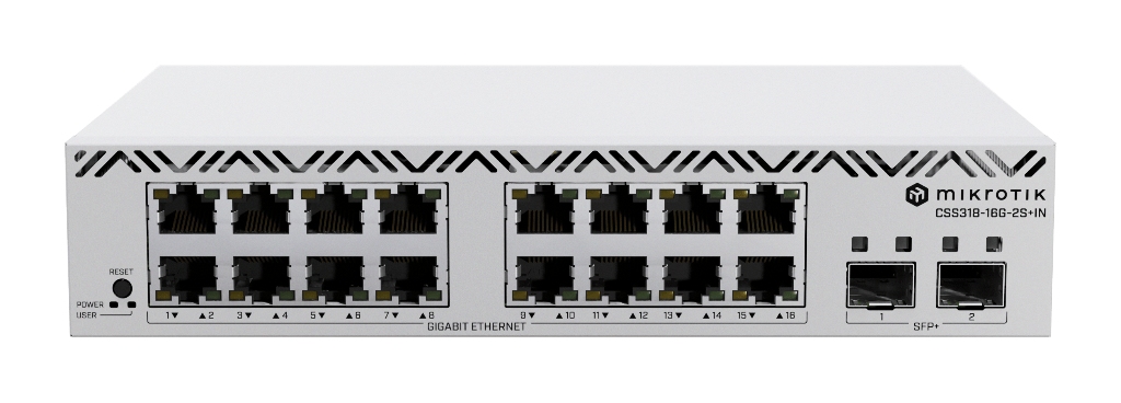 Mikrotik MikroTik CSS318-16G-2S+IN 16 Port Yönetilebilir Switch