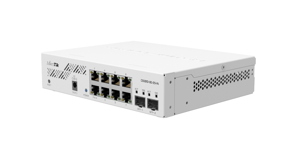 Mikrotik MikroTik CSS610-8G-2S+IN — 8× Gigabit + 2× 10G SFP+, SwOS Lite Yönetilebilir Switch - görsel 2
