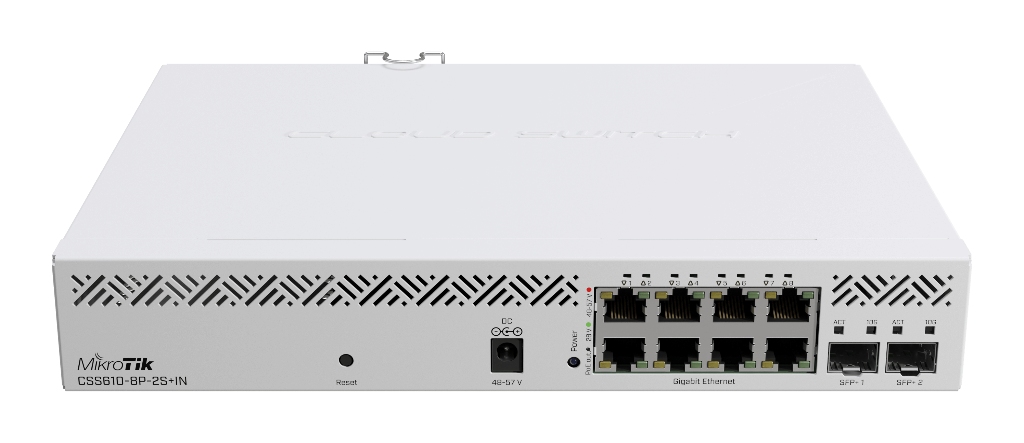 Mikrotik MikroTik CSS610-8P-2S+IN 8 Port Gigabit PoE Switch - görsel 2