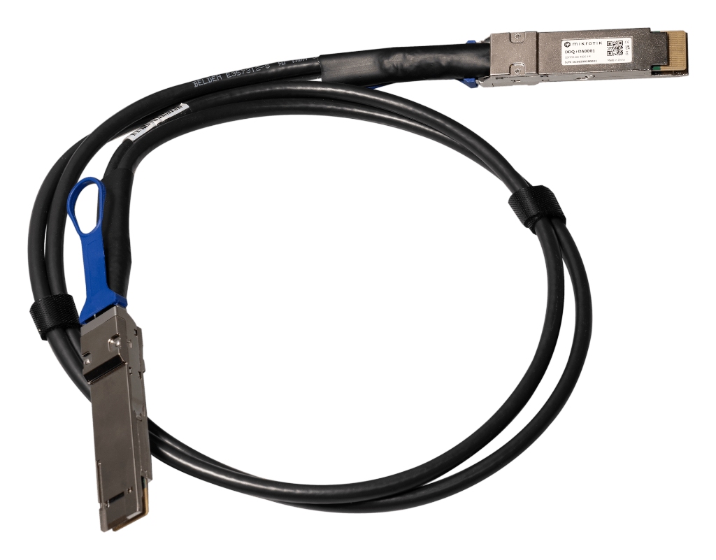 Mikrotik MikroTik DDQ+DA0001 1MT 400-Gigabit QSFP-DD direct attach cable