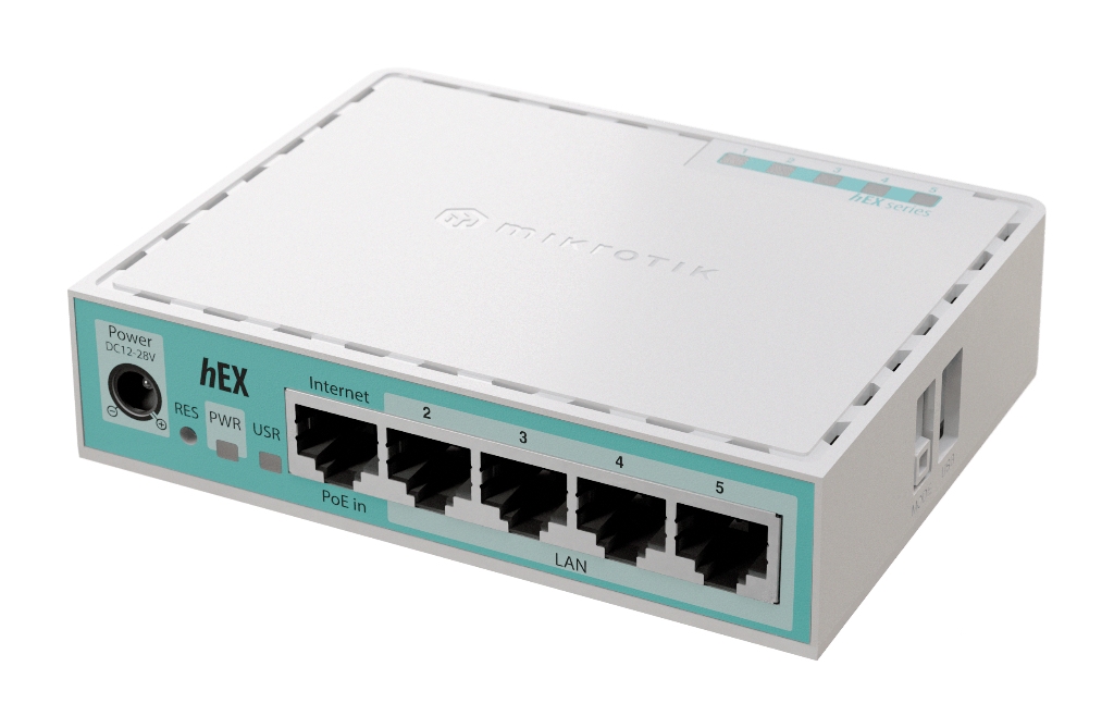 Mikrotik MikroTik hEX Refresh 2024 Version - E50UG 5 Port Gigabit Firewall Router