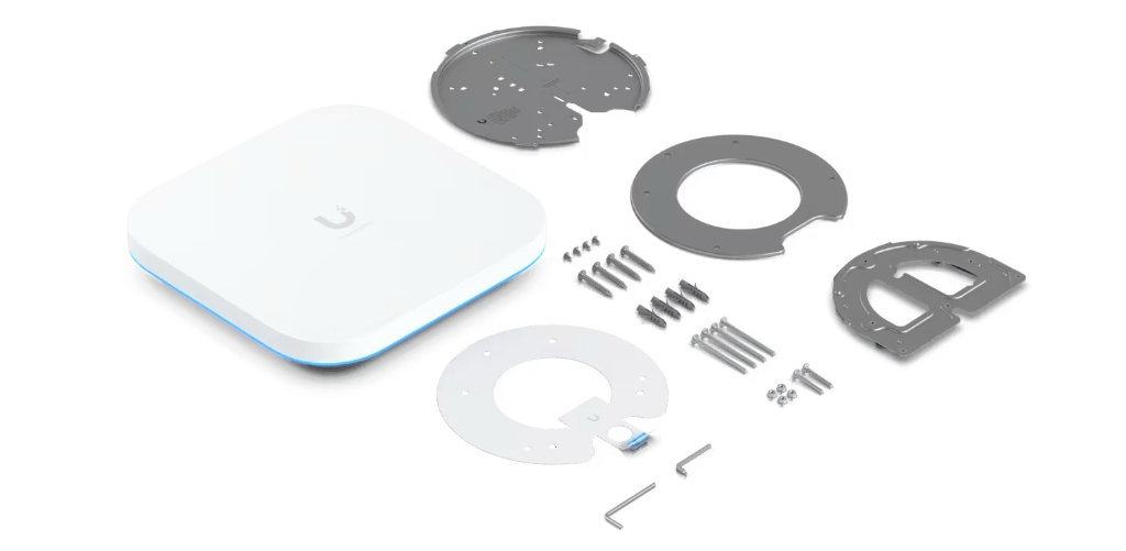 UBNT E7 UBNT UniFi E7 WiFi 7 Access Point – 10 Stream, 10GbE PoE++ Uplink, 6GHz ve 1000+ İstemci Desteği - görsel 6