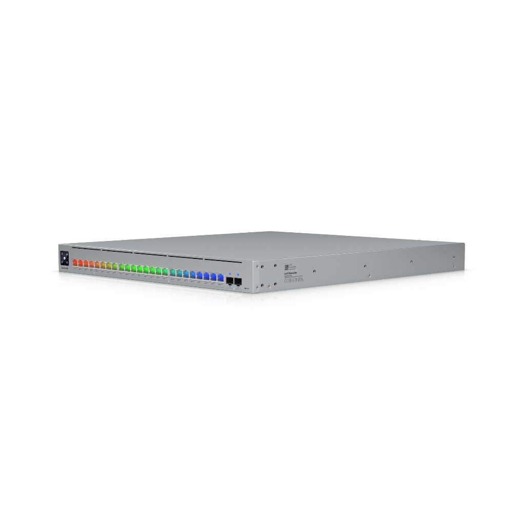 UBNT UniFi Enterprise Campus 24 PoE UBNT UniFi Enterprise Campus 24 PoE (ECS-24-PoE 1050W) – 24 Port PoE+++ Destekli, 25G Uplink’li Layer 3 Kurumsal Kampüs Switch