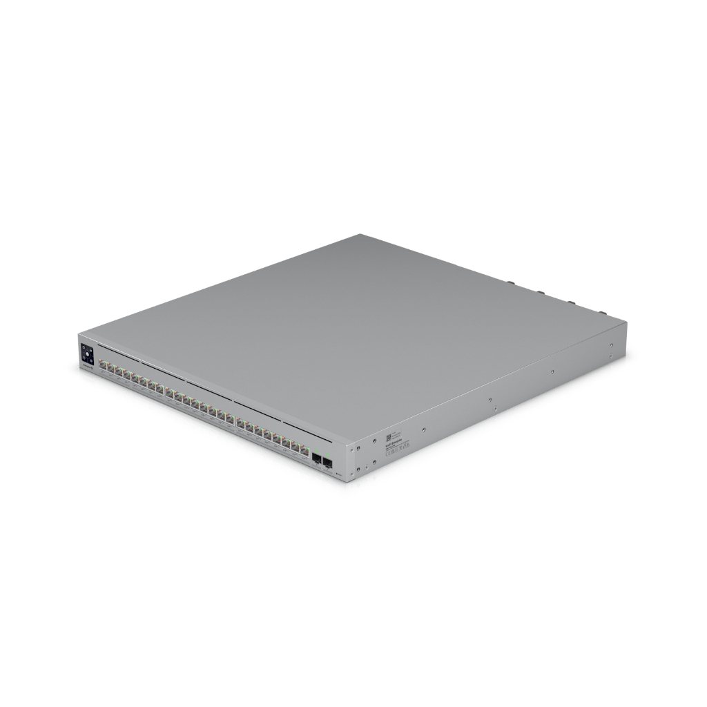 UBNT UniFi Enterprise Campus 24 PoE UBNT UniFi Enterprise Campus 24 PoE (ECS-24-PoE 1050W) – 24 Port PoE+++ Destekli, 25G Uplink’li Layer 3 Kurumsal Kampüs Switch - görsel 3