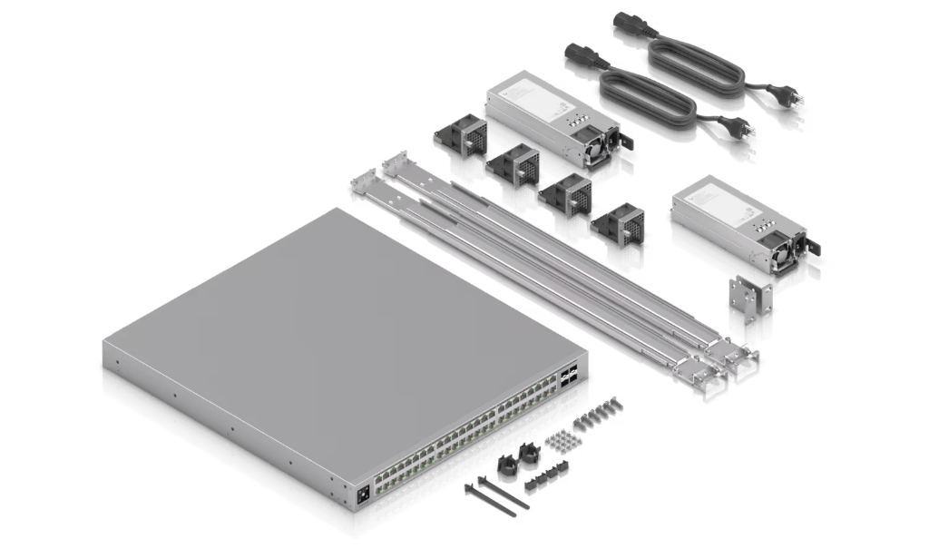 UBNT UniFi Enterprise Campus 48 PoE UBNT UniFi Enterprise Campus 48 PoE (ECS-48-PoE 2150W) – 48 Port PoE+++ Destekli, 25G Uplink’li Layer 3 Kurumsal Kampüs Switch - görsel 5
