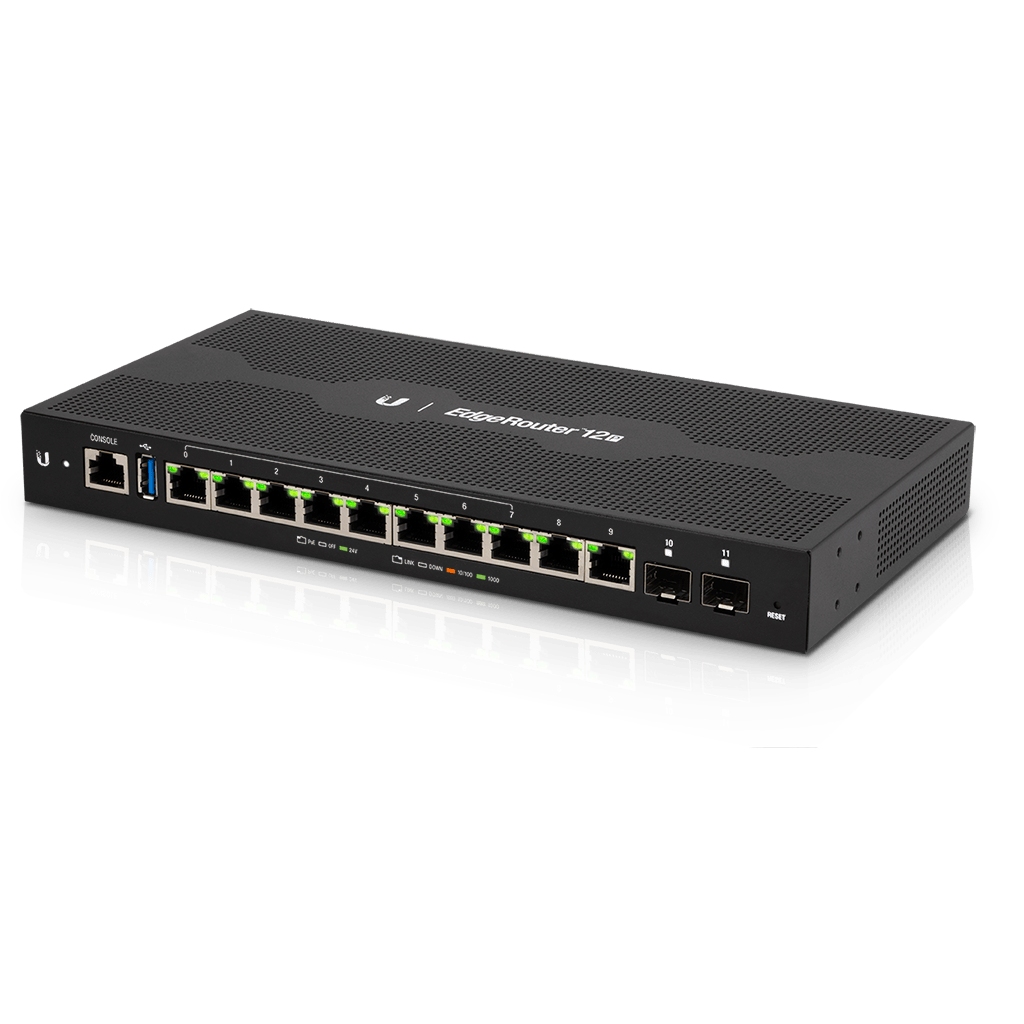 UBNT EdgeRouter 12P UBNT EdgeRouter 12P (ER-12P) – 10 Gigabit RJ45, 2 SFP ve 24V Pasif PoE Destekli Güçlü Router - görsel 2