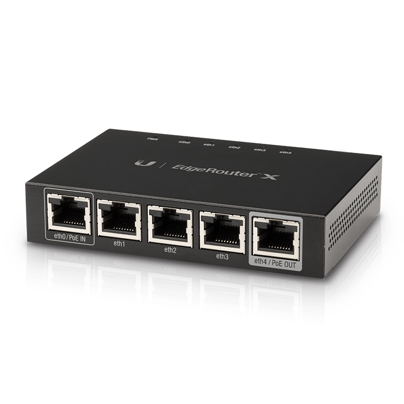 UBNT EdgeRouter X UBNT EdgeRouter X (ER-X) – Gigabit Router, 24V Pasif PoE Girişi ve PoE Passthrough Destekli Kompakt Router - görsel 2