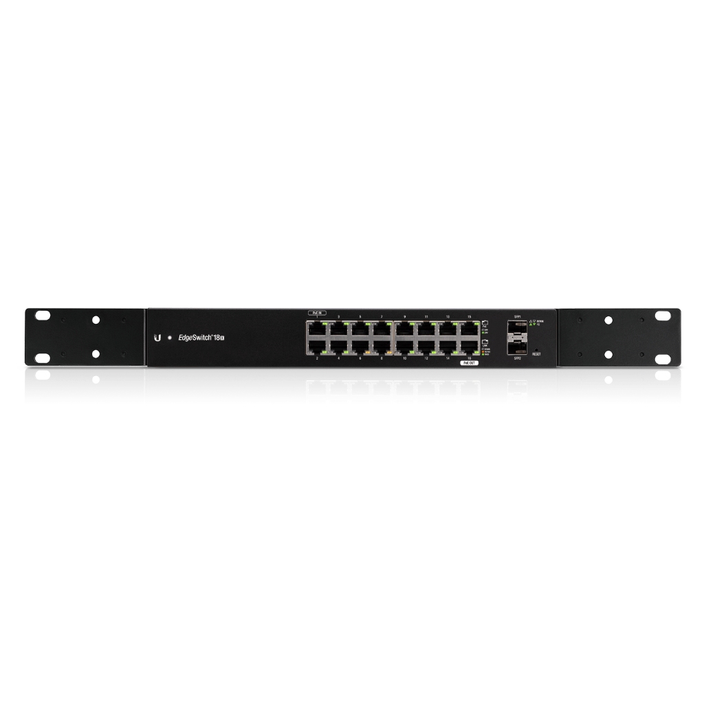 UBNT EdgeSwitch 18X UBNT EdgeSwitch 18X (ES-18X) – 16 Gigabit RJ45, 2 SFP Portlu, Fanless ve Uygun Fiyatlı WISP Switch - görsel 2