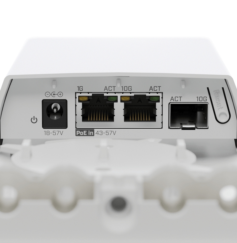 Mikrotik MikroTik FTC11XG — 10G SFP+ to RJ45 Dış Mekan Medya Dönüştürücü • IP55 • SwOS Lite • PoE-in - görsel 4