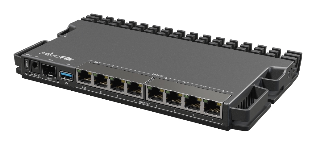 Mikrotik MikroTik RB5009UPr+S+IN - 8 Port PoE-Out Firewall Router - görsel 3