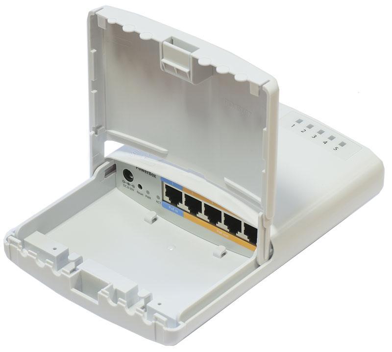 Mikrotik Mikrotik RB750P-PBr2 MikroTik PowerBox Outdoor POE(24v) Management switch - görsel 5