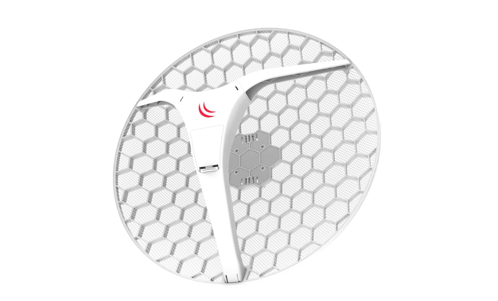 Mikrotik LHG XL HP5 MikroTik LHG XL HP5 (RBLHG-5HPnD-XL) | 5 GHz 27 dBi Grid CPE, Uzun Mesafe PTP 40 km, Yüksek TX Güç, NV2 TDMA