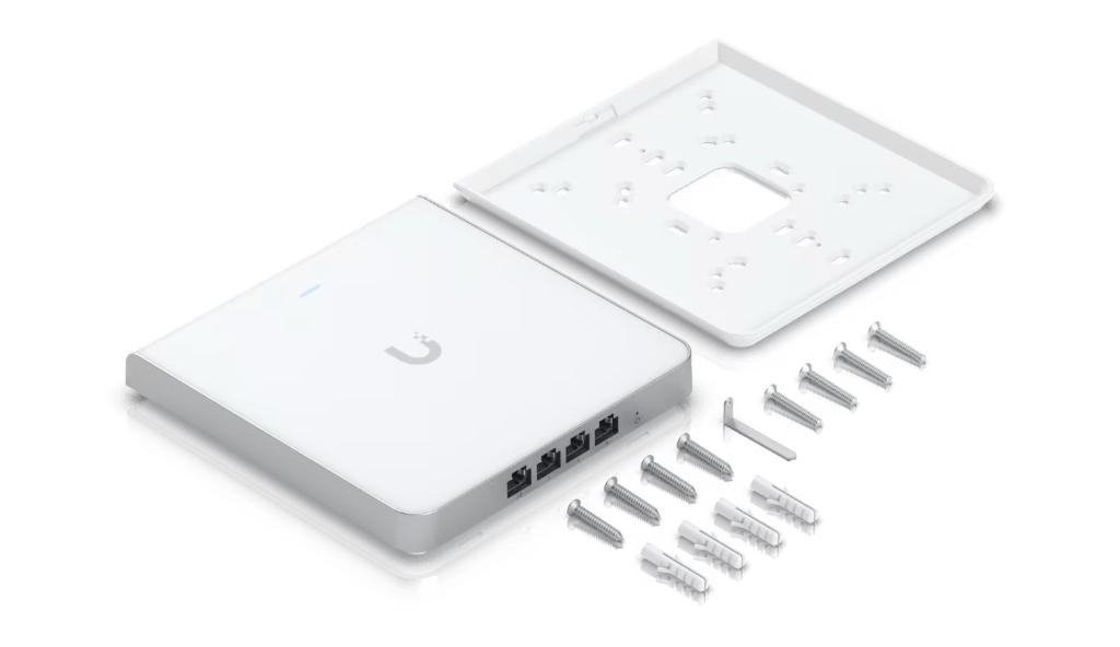 UBNT UBNT UniFi U6 Enterprise In-Wall UBNT UniFi U6 Enterprise In-Wall U6-Enterprise-IW WiFi 6E 6 GHz Duvar Tipi AP – 10 Stream, 2.5 GbE, 4 Port Switch + PoE Out - görsel 9