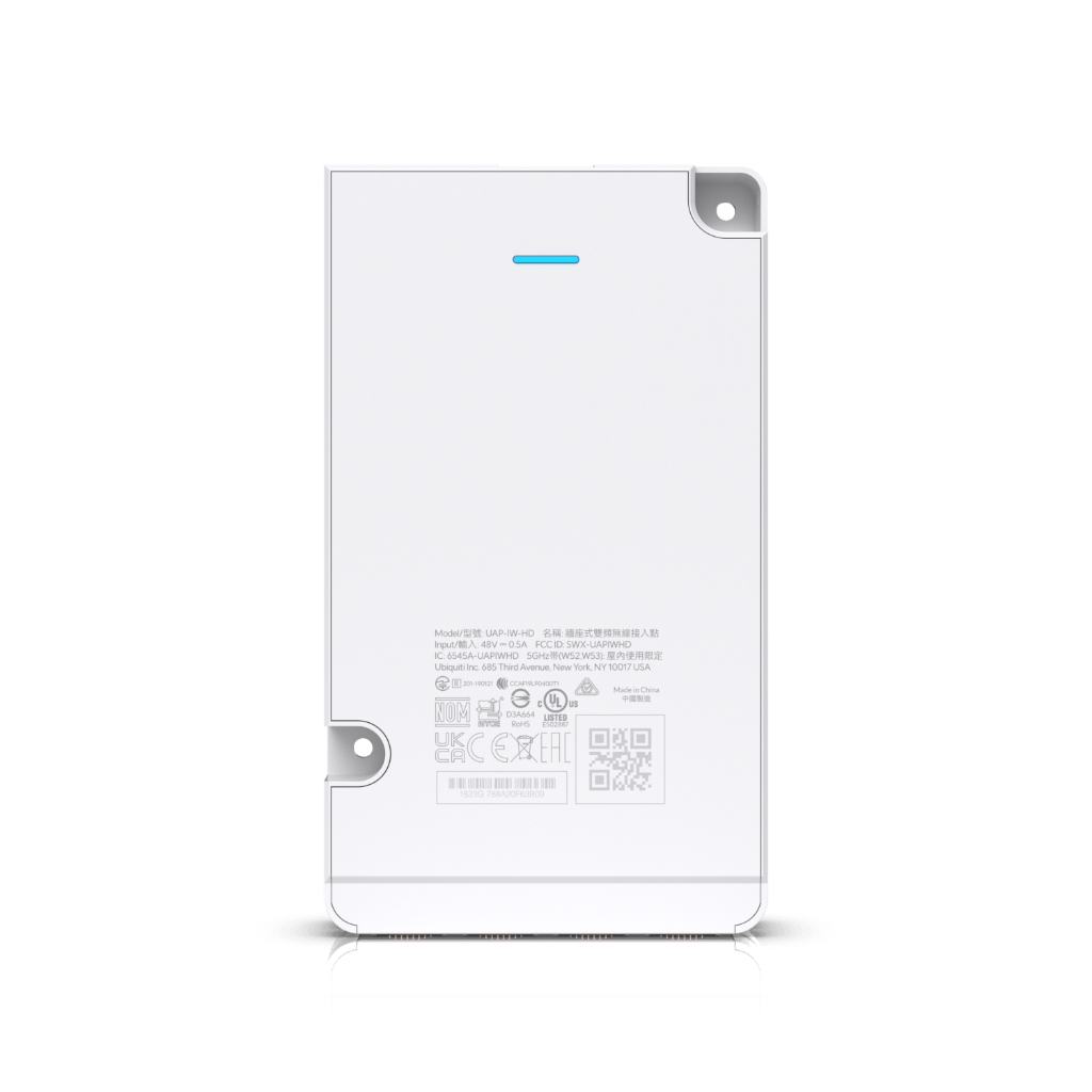 UBNT In-Wall HD UBNT UniFi In-Wall HD (UAP-IW-HD) Duvar Tipi WiFi 5 Access Point – 6 Stream, 4 Port GbE Switch, PoE/PoE+, 90 m² Kapsama - görsel 8