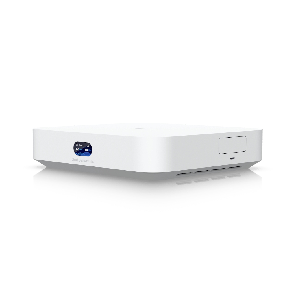 UBNT Cloud Gateway Max UBNT UniFi Cloud Gateway Max (UCG-Max) – 2.5G Çoklu-WAN Cloud Gateway | 2.3 Gbps IDS/IPS, 30+ UniFi Cihaz, NVMe NVR - görsel 2