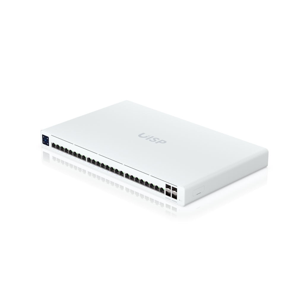 UBNT UISP Switch Pro UBNT UISP Switch Pro (UISP-S-Pro) – 16 Port 27V Pasif PoE, 4× 10G SFP+ ve 220W Güç Bütçeli Profesyonel WISP Switch