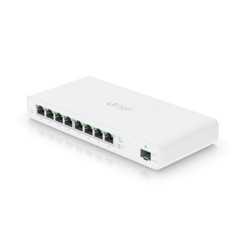 UBNT UISP Switch UBNT UISP-S - UISP Switch 8 Port 24V 110W PoE Yönetilebilir Switch - görsel 2