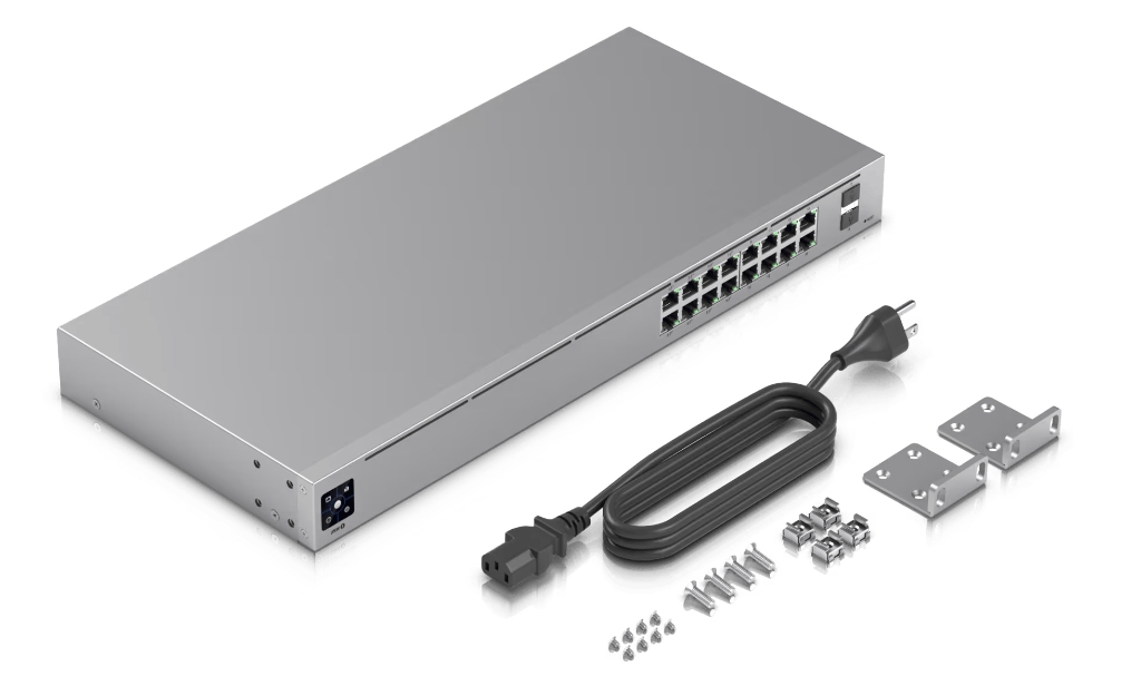 UBNT UniFi Standard 16 PoE  UBNT UniFi Standard 16 PoE (USW-16-POE) | 16 Port Layer 2 PoE Switch - görsel 4