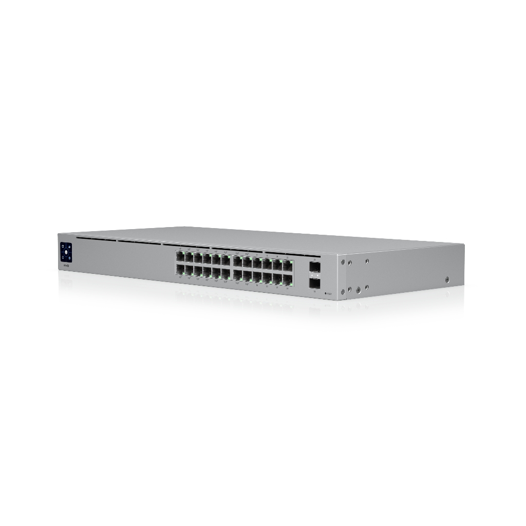 UBNT UniFi Standard 24 PoE UBNT UniFi Standard 24 PoE (USW-24-POE) | 24 Port Fanless Layer 2 PoE Switch