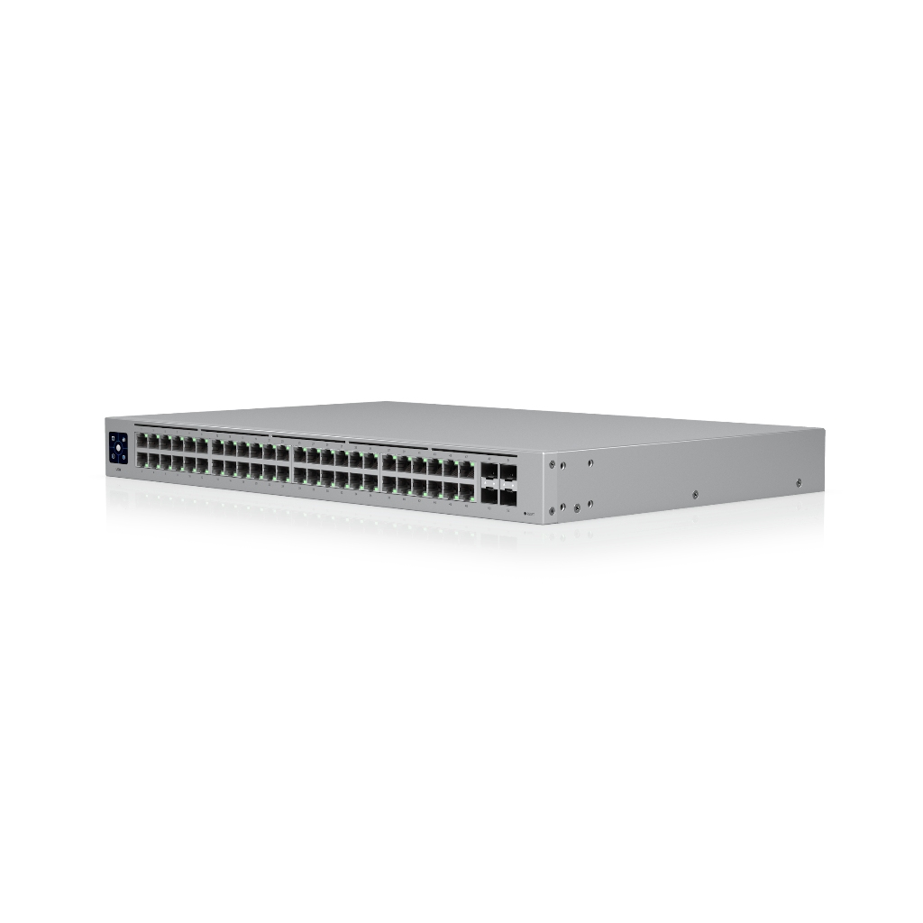 UBNT UniFi Standard 48 UBNT UniFi Standard 48 (USW-48) | 48 Port Gigabit, 4 SFP, Fansız Layer 2 Switch