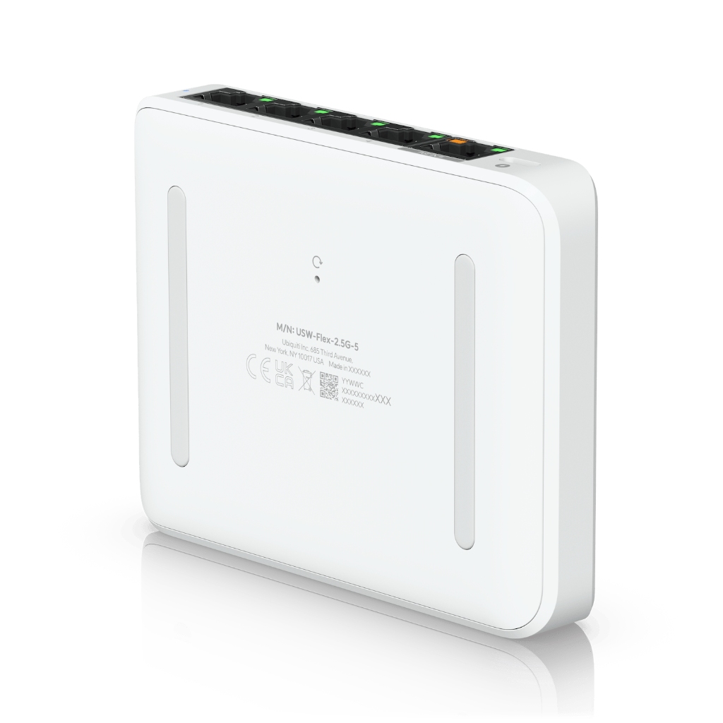 UBNT UniFi Flex Mini 2.5G UBNT UniFi Flex Mini 2.5G (USW-Flex-2.5G-5) | 5 Port 2.5GbE, PoE ve USB-C Destekli Kompakt Switch - görsel 4