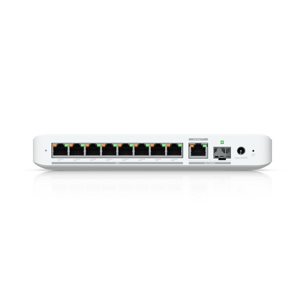 UBNT UniFi Flex 2.5G PoE  UBNT UniFi Flex 2.5G PoE (USW-Flex-2.5G-8-PoE)  | 8 Port 2.5GbE PoE++, 10G Combo Uplink Switch - görsel 2