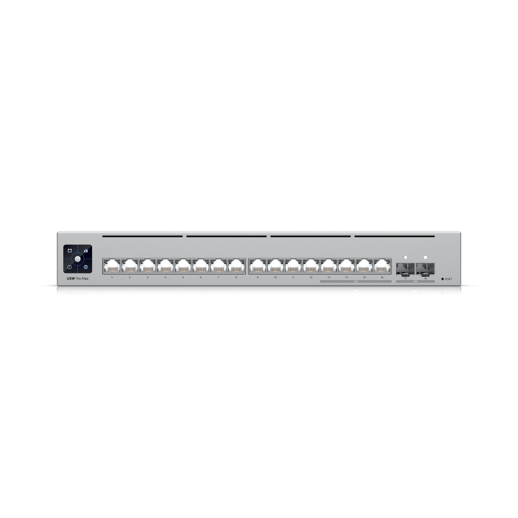 UBNT UniFi Switch Pro Max 16 UBNT UniFi Switch Pro Max 16 (USW-Pro-Max-16) | Etherlighting™, 2.5GbE, 10G SFP+ Layer 3 Switch - görsel 2