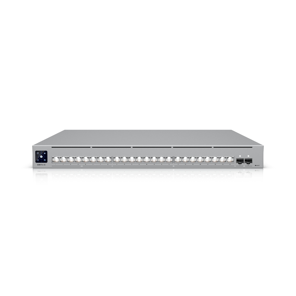UBNT UniFi Pro XG 24 UBNT UniFi Pro XG 24 (USW-Pro-XG-24) | 24 Port 10GbE/2.5GbE Layer 3 Etherlighting™ PoE Switch - görsel 3
