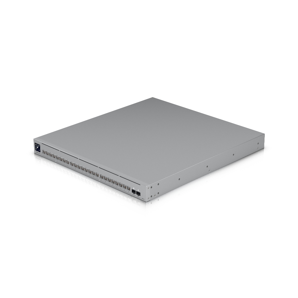 UBNT UniFi Pro XG 24 UBNT UniFi Pro XG 24 (USW-Pro-XG-24) | 24 Port 10GbE/2.5GbE Layer 3 Etherlighting™ PoE Switch