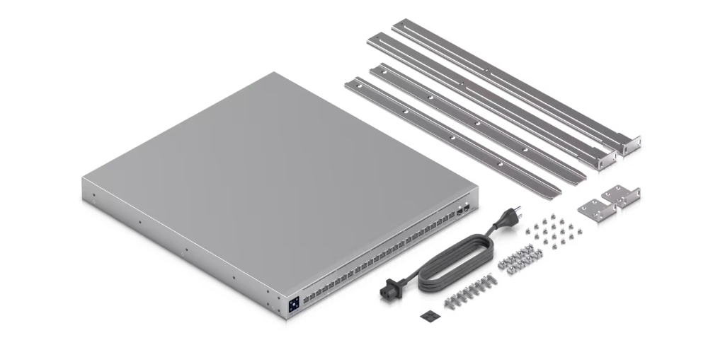 UBNT UniFi Pro XG 24 PoE  UBNT UniFi Pro XG 24 PoE (USW-Pro-XG-24-PoE) – 24 Port 10G/2.5G PoE+++ Layer 3 Switch, 25G SFP28 Uplink ve 720W PoE - görsel 4