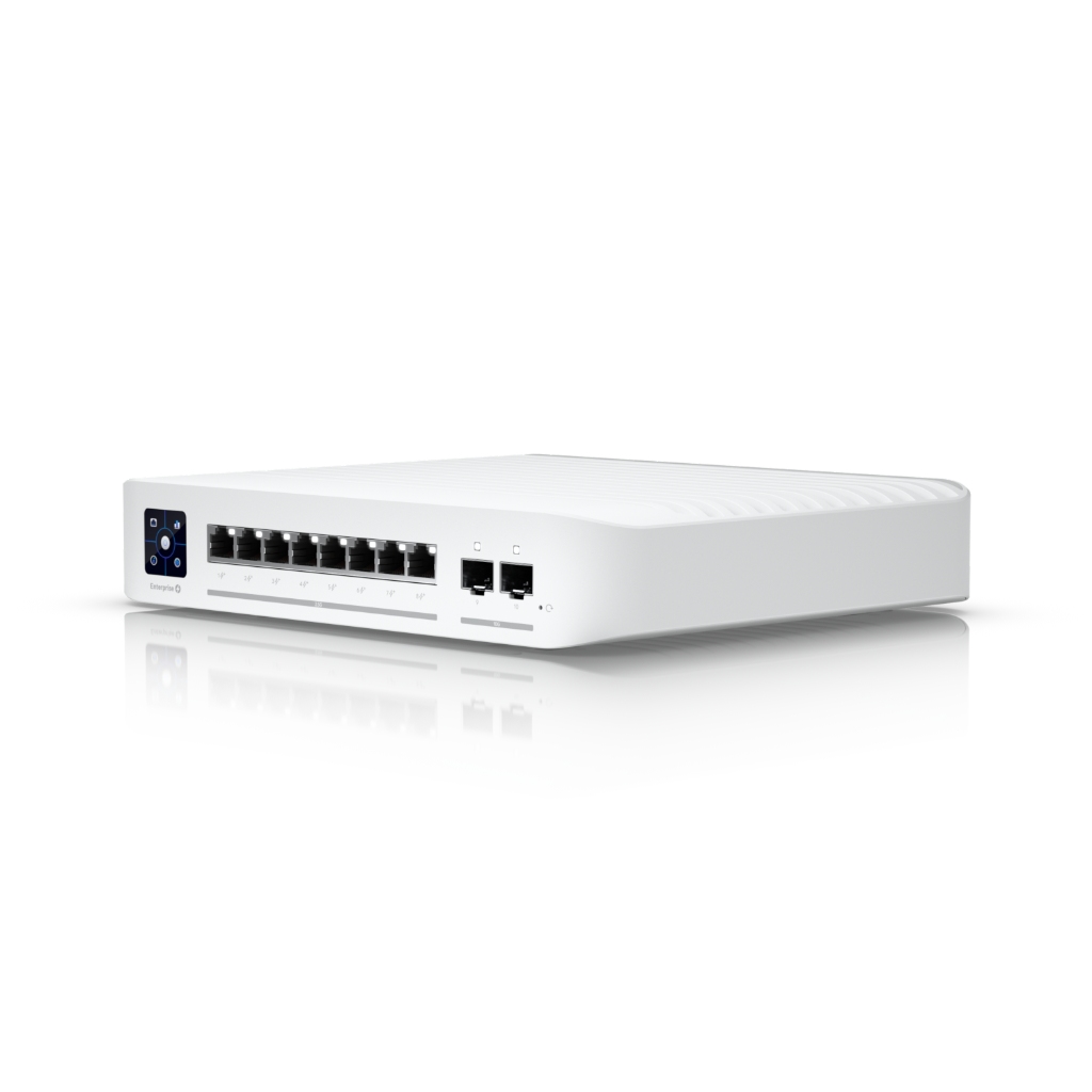 UBNT UBNT UniFi USW-Enterprise-8-PoE-EU 8 Port PoE+ 2.5G Yönetilebilir Switch