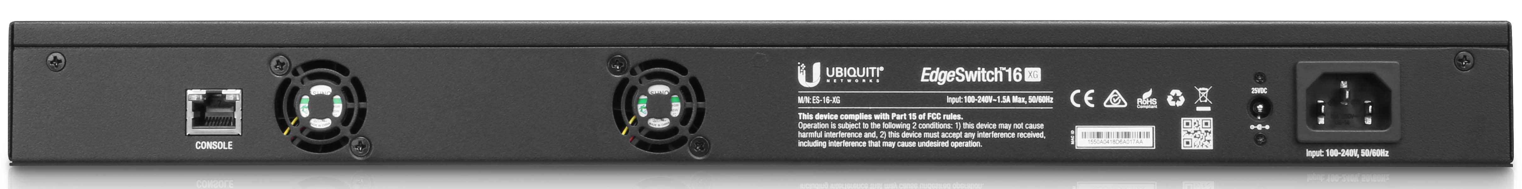 UBNT EdgeSwitch 16 XG UBNT ES‑16‑XG - UBNT EdgeSwitch 16XG 16 Port SFP+ 4 Port RJ45 10GBIT yönetilebilir Omurga Switch - görsel 8
