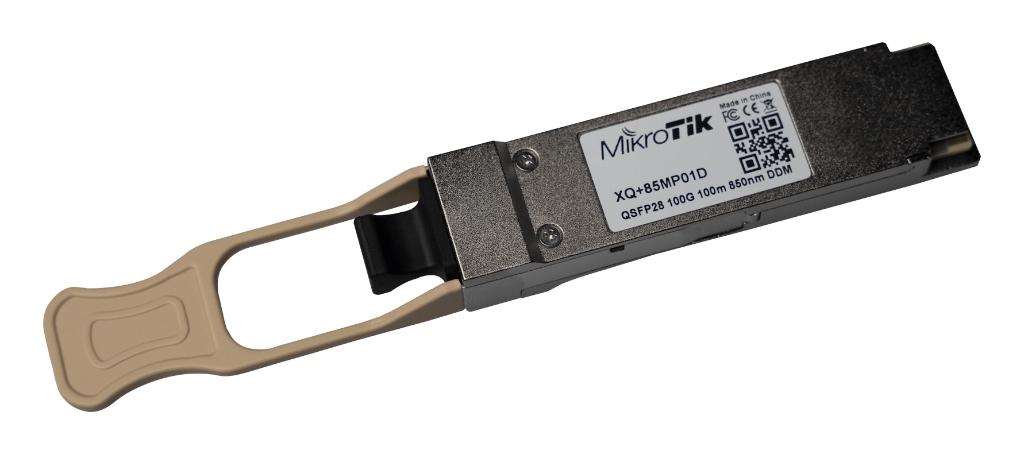 Mikrotik MikroTik XQ+85MP01D 40-100GBIT QSFP28 100MT Fiber Modül