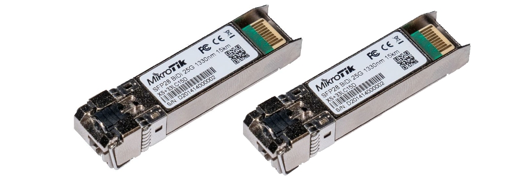Mikrotik MikroTik XS+2733LC15D 15KM 25G SFP28 Fiber Modül