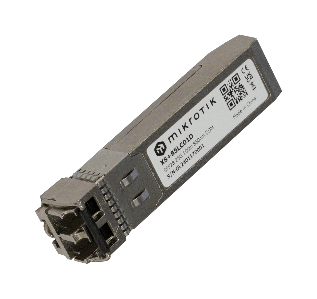 Mikrotik MikroTik XS+85LC01D SFP28 25G 100MT Fiber SFP Modül